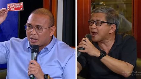 Foto Debat Panas Rocky Gerung Vs Andre Rosiade Anda Di Bawah Standar