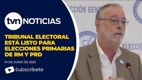 Tribunal Electoral Está Listo Para Elecciones Primarias De Rm Y Prd