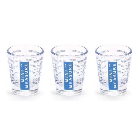 Kolder Mini Measure 20 Increment Measuring Shot Glass For Multi