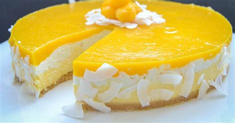 Mango Torte Mit Kokos Und Fruchtspiegel Kochen Aus Liebe