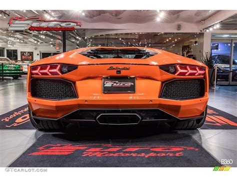 Arancio Atlas Orange Lamborghini Aventador Lp