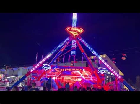 Watch Now Nys Fair Midway Superman Ride Youtube