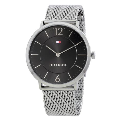 Tommy Hilfiger Ultra Slim Black Dial Men's Watch 1710355 - Tommy ...