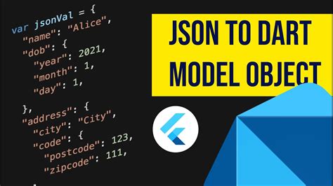 Converting Json Value Into Dart Class Objects Json Serialization