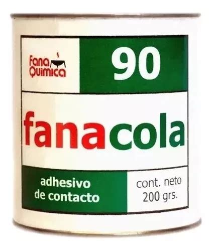 Cemento De Contacto Fanacola 90 Adhesivo 200 Gr Fanaquímica MercadoLibre