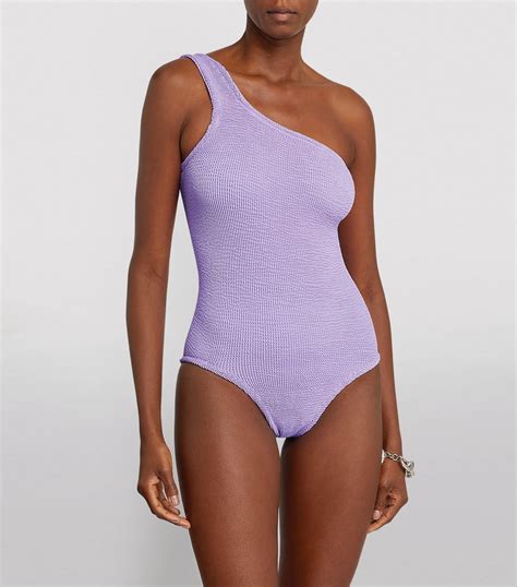 Hunza G One Shoulder Nancy Swimsuit Harrods Us