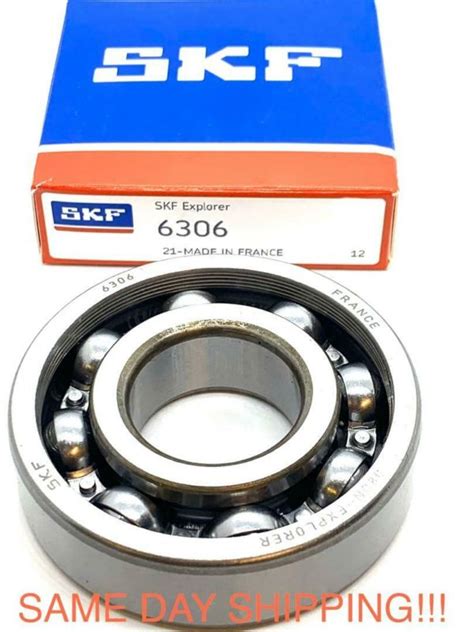 6306 Skf Open No Seals Ball Bearing 30x72x19mm Rodavictoria Usa