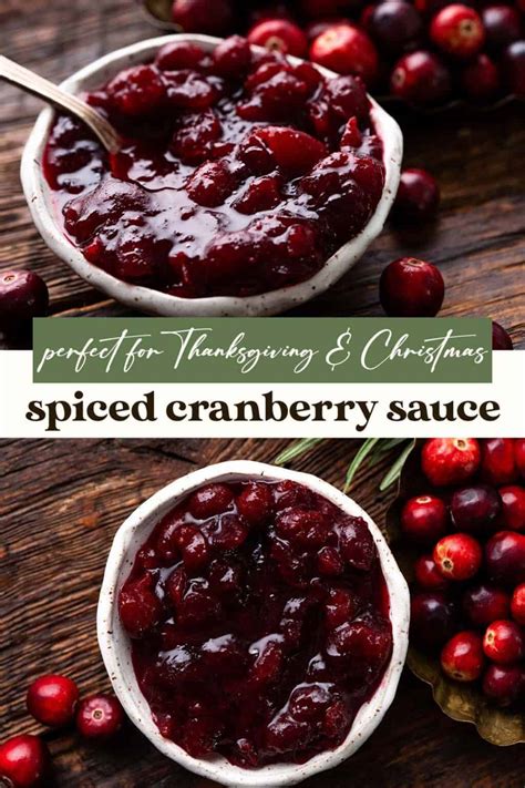 Spiced Cranberry Sauce Recipe An Edible Mosaic™