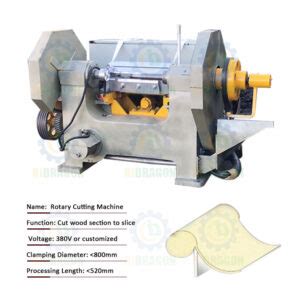 Spindle Veneer Peeling Machine CNC Rotary Wood Veneer Peeling Cutting