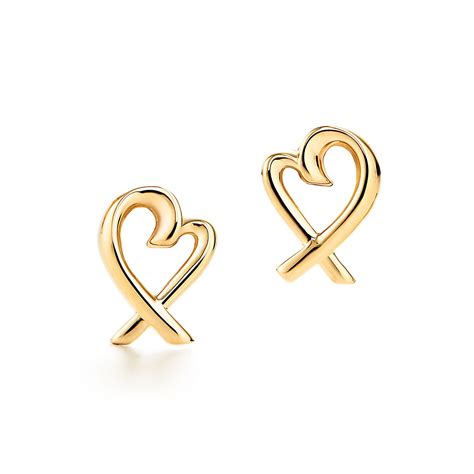 Paloma Picasso® Loving Heart Earrings In 18k Gold Tiffany And Co Ca