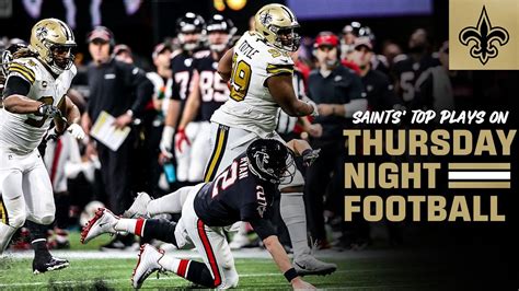 Saints Best Plays On Thursday Night Football NFL Throwback YouTube