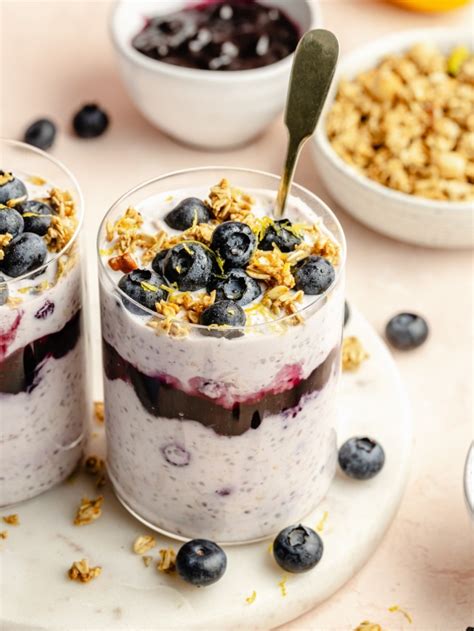 Easy Creamy Lemon Blueberry Overnight Oats Ambitious Kitchen