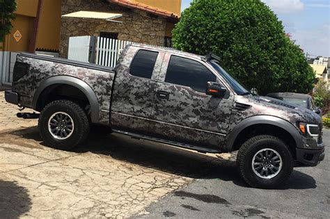 Ford Raptor Digital Camo Wrap Wrapfolio