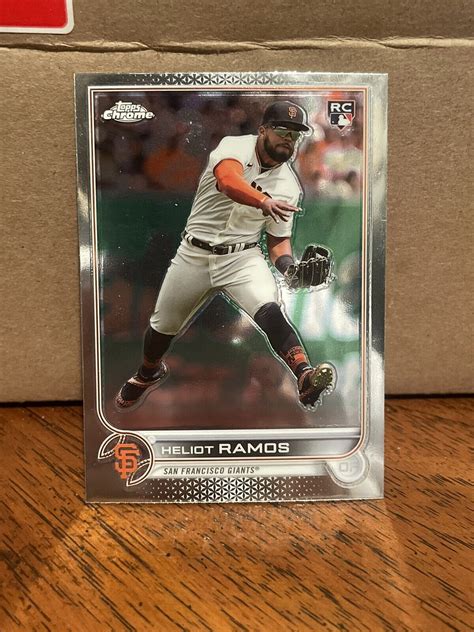 Heliot Ramos Topps Chrome Update Rookie Rc Usc Giants Ebay