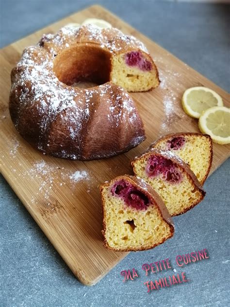 Couronne Au Lait Concentr Citron Framboises Ma Petite Cuisine Familiale