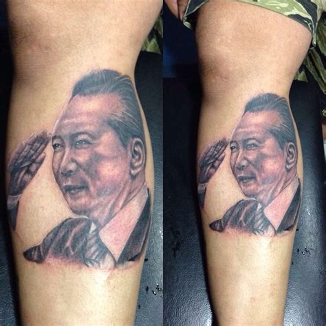 Ferdinand Marcos Inprogress Word Tattoos Detailed Tattoo New Tattoos