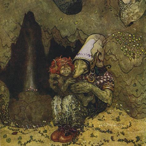 John Bauer Illustrations From Bland Tomtar Och Troll 6 Among Gnomes