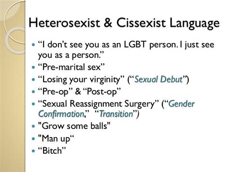 Examining Heterosexual And Cisgender Privilege