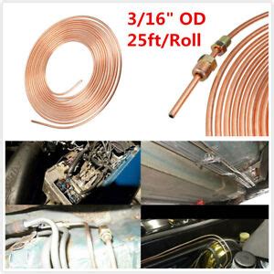 Copper Nickel Car Suv Brake Fuel Line Tubing Kit Od Ft Rolls W