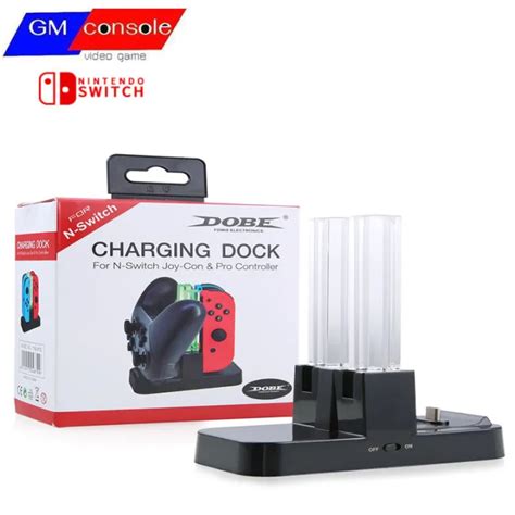 Dobe Controller Charger For Nintendo Switch Charging Dock Stand