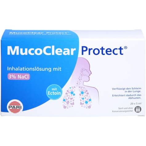 MucoClear Protect Inhalationslösung verflüssigt den Schleim in der