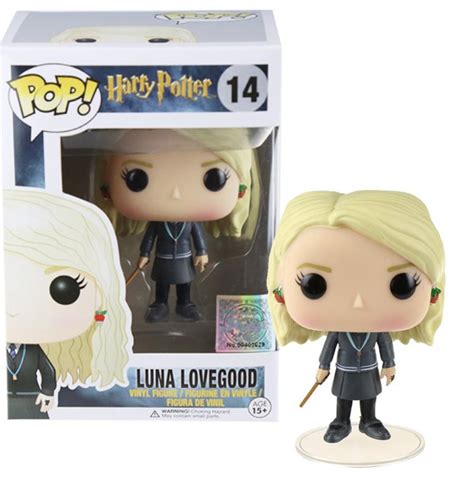 FUNKO POP 10cm Harry Potter Luna Lovegood Action Figure Bobble Head Box ...