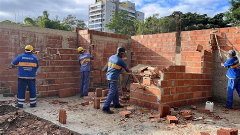 Seop Realiza Opera O E Demole Constru Es Irregulares No Recreio Dos