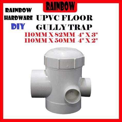 Upvc Floor Gully Trap Gully Trap End Cap Mm X Mm Mm X Mm