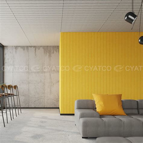 Recycled Pet Fine Line Grooved Acoustic Panel Cyatco Akupanel