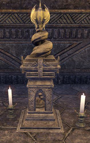 Shrine Of Kyne Shrine Elder Scrolls Buddha Statue