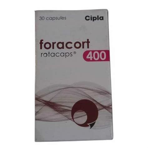 Cipla 400mg Formoterol Fumarate Budesonide Powder Inhalation Rotacaps