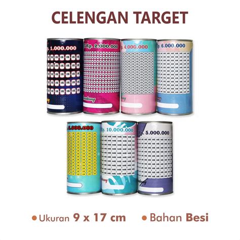 Jual Celengan Target Viral Celengan Kekinian Tabungan Buka Tutup