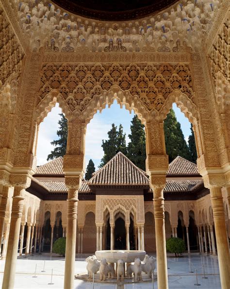 Unknown Details Identified In The Lions Courtyard At The Alhambra