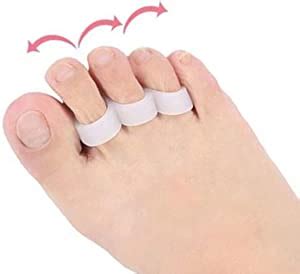 Pedimend Silicone Gel Triple Toe Loop Hammer Toe Separator Pair