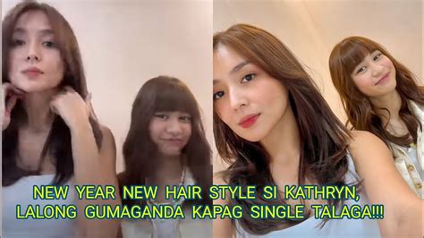 Wow New Hair Color Ni Kathryn Sobrang Ganda Blooming Talaga Kapag