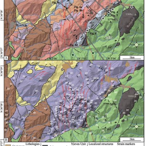 Geological Map Of The Betic Cordillera And Of The Study Area Showing