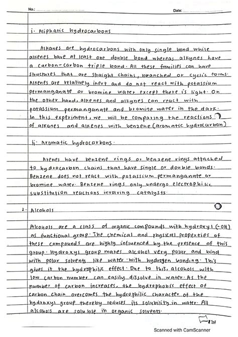 Solution Chemistry Lab Report Bromination Test Of Alkene Tollens Test