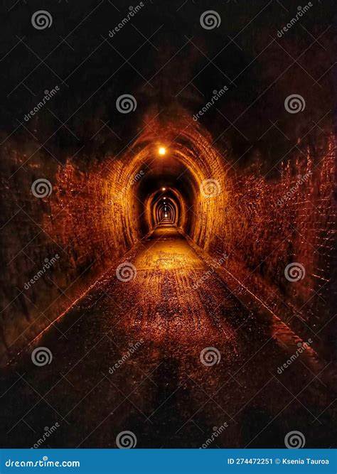 Karangahake Tunnel Karangahake Gorge Waikato New Zealand Stock Image