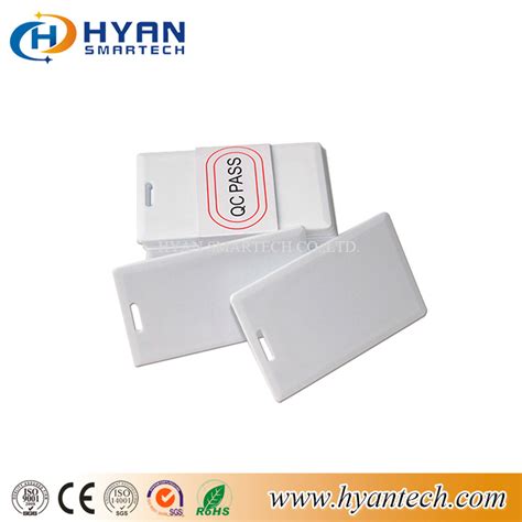 125kHz Tk4100 Thick Proximity ID Card RFID Clamshell Card For Access