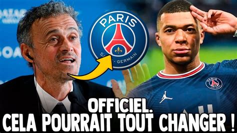 Luis Enrique Aimerait Avoir Trois MbappÉs Au Paris Saint Germain Youtube