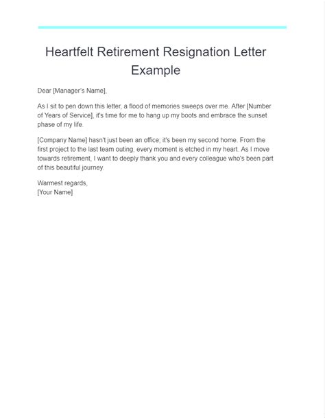 Retirement Resignation Letter Examples How To Write Tips Examples