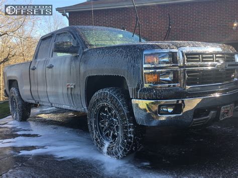 2015 Chevrolet Silverado 1500 Wheel Offset Slightly Aggressive Leveling ...