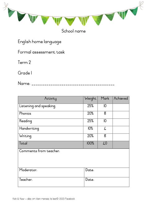 Grade 1 Assessments Term 2 2023 Teacha