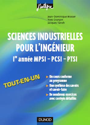 Pdf Sciences Industrielles De L Ing Nieur Mp Mp Psi Psi Pt Pt