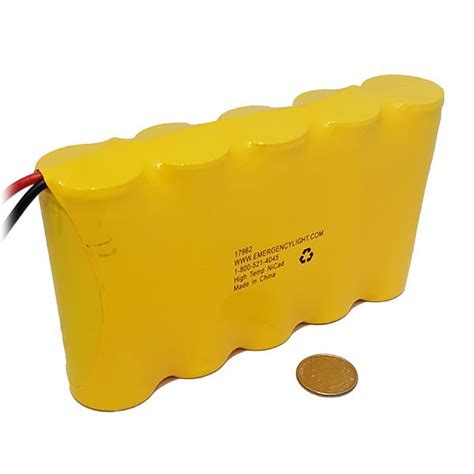 17962 6v F Cell Nicad Battery Pack By Emergency Lighting