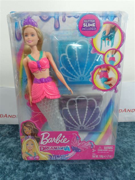 Barbie Barbie Dreamtopia Slime Mermaid Doll With 2 Slime Packets NEW