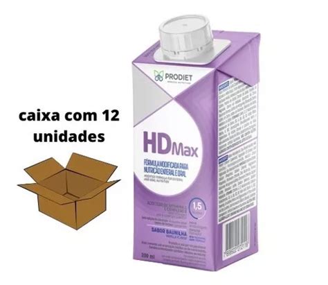 Hdmax 200ml Caixa C12 Unidades Prodiet Frete Grátis