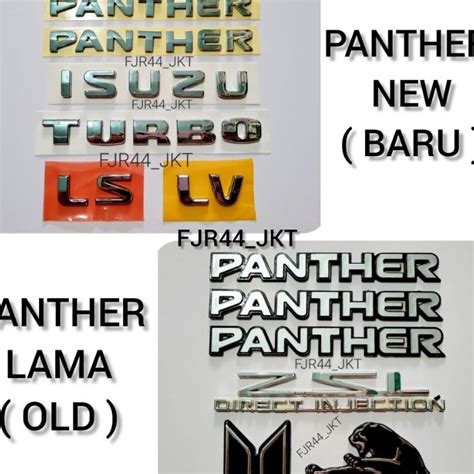 Jual Star Seller Emblem Logo Tulisan Panther Emblem Panther New