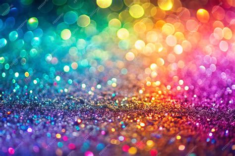 Gradient Iridescent Glitter Background Design Premium Ai Generated Image