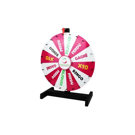 Table Top Custom Prize Wheel I Spinning Wheel I Permanent Graphic